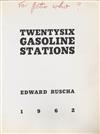 RUSCHA, EDWARD. Twentysix Gasoline Stations.